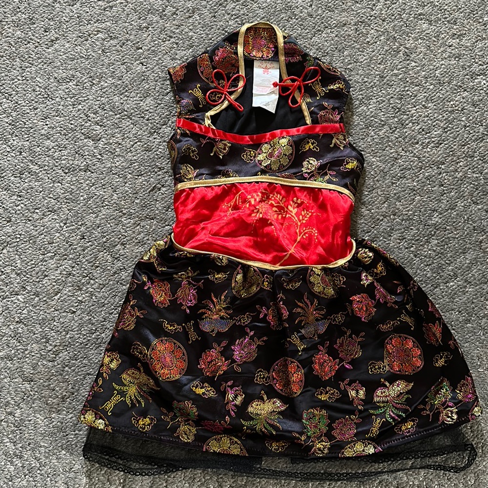 Children’s Asian Brocade Dress
